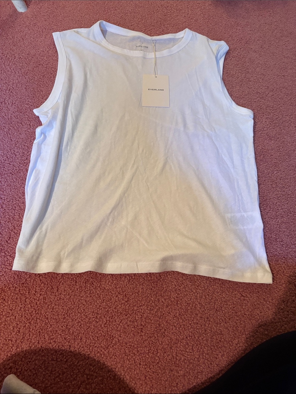 NEW WITH TAGS! Everlane White Sleeveless Crewneck Tank